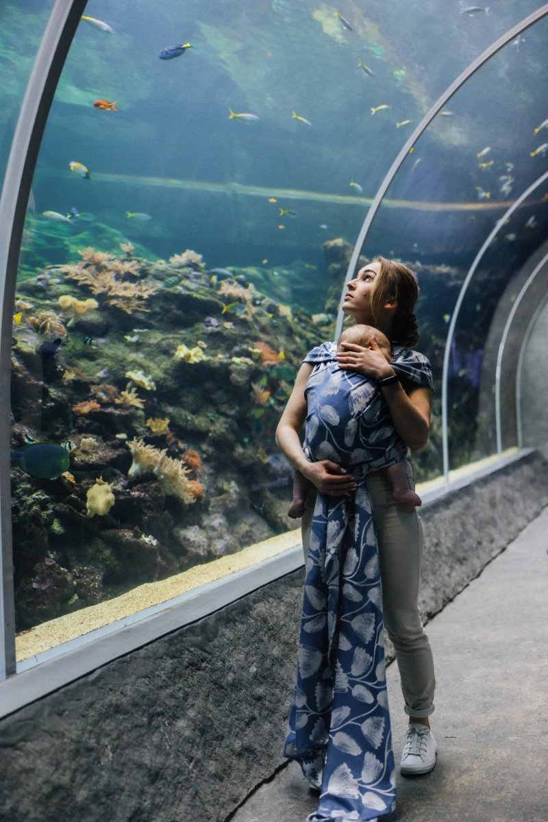 Viridiflora Royal Baby Woven Wrap by LennyLamb - Woven WrapLittle Zen One5907557785006