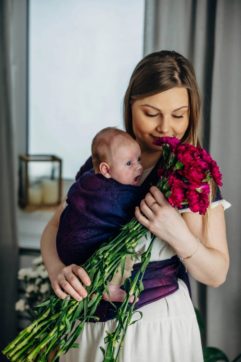 Wild Wine Bouquet LennyHybrid Half Buckle by LennyLamb - Half Buckle CarrierLittle Zen One5907557784177