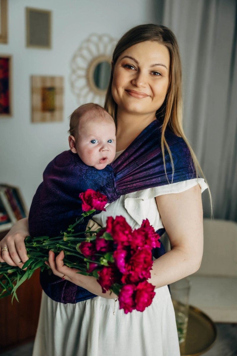 Wild Wine Bouquet LennyHybrid Half Buckle by LennyLamb - Half Buckle CarrierLittle Zen One5907557784177