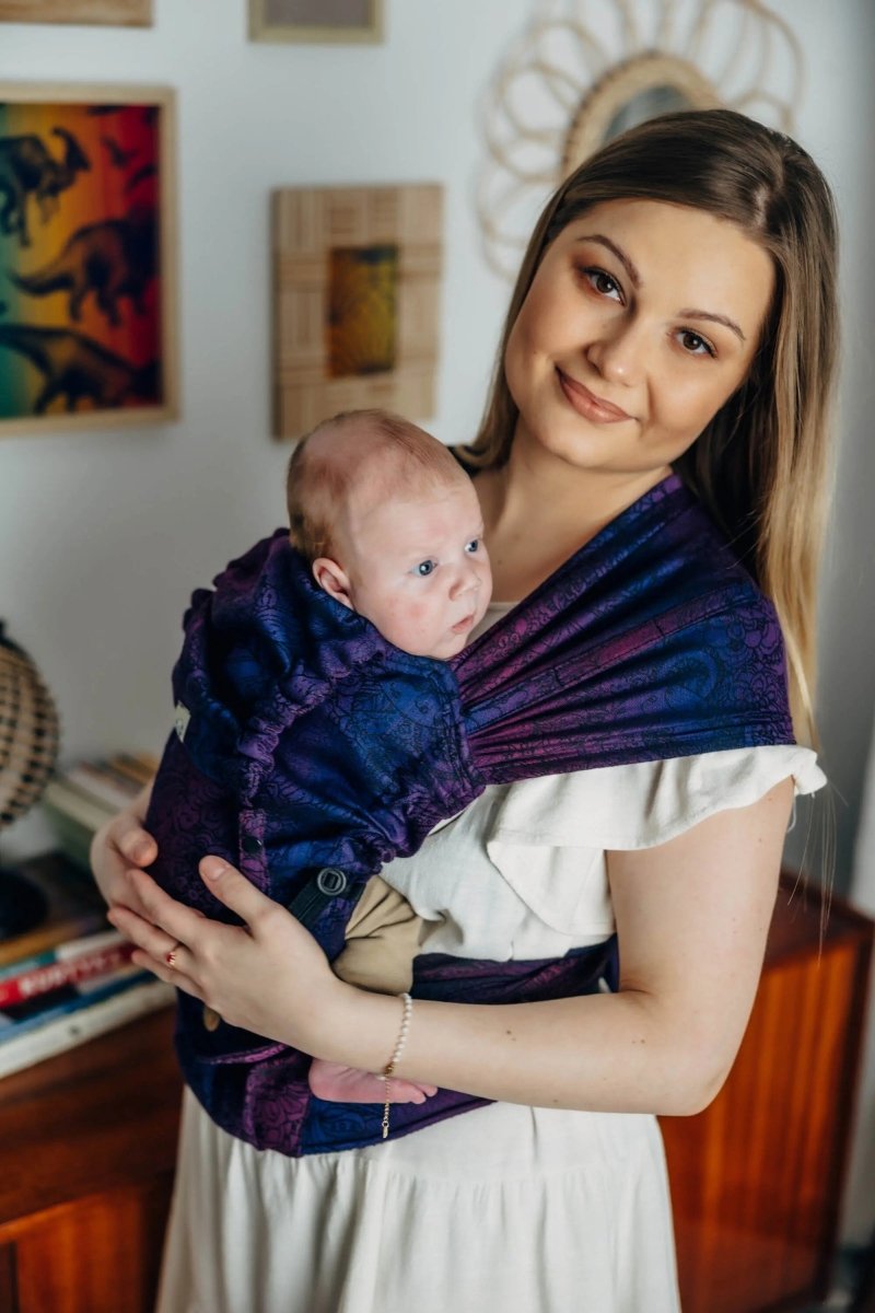 Wild Wine Bouquet LennyHybrid Half Buckle by LennyLamb - Half Buckle CarrierLittle Zen One5907557784177