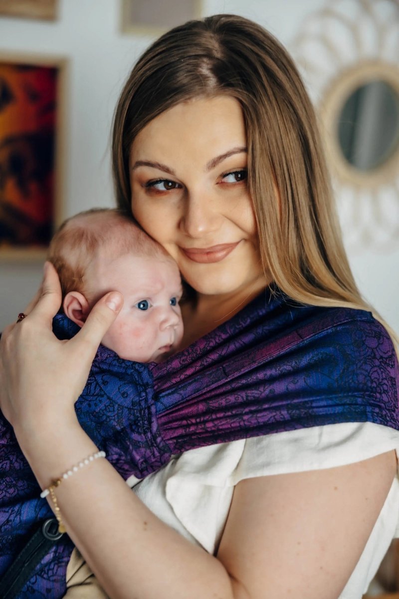 Wild Wine Bouquet LennyHybrid Half Buckle by LennyLamb - Half Buckle CarrierLittle Zen One5907557784177