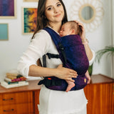 Wild Wine Bouquet LennyLight Baby Carrier by LennyLamb - Buckle CarrierLittle Zen One5907557780278
