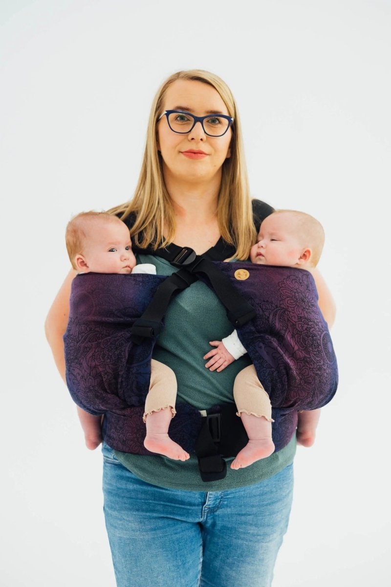 Wild Wine Bouquet Lennytwin Carrier by LennyLamb Twin Carrier