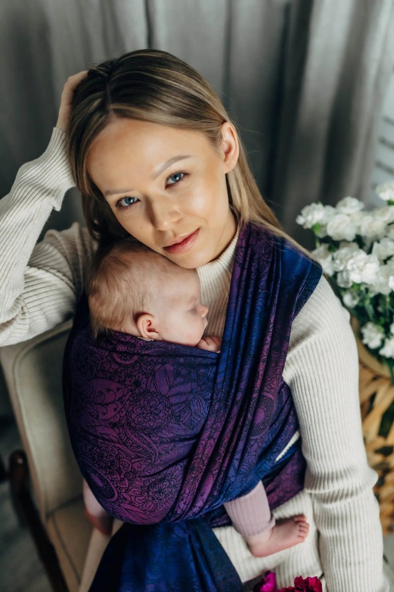 Wild Wine Bouquet Woven Wrap
