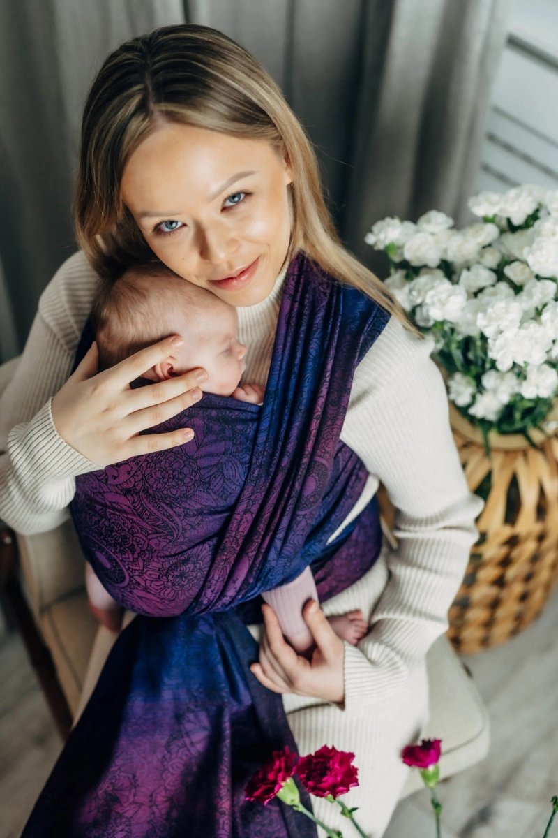 Wild Wine Bouquet Woven Wrap