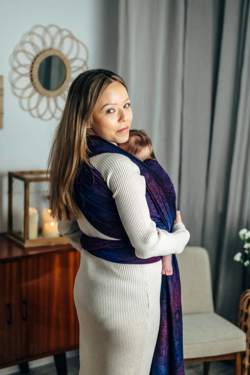 Wild Wine Bouquet Woven Wrap by LennyLamb - Woven WrapLittle Zen One5907557784122