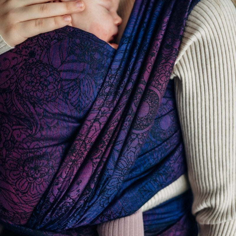 Wild Wine Bouquet Woven Wrap by LennyLamb - Woven WrapLittle Zen One5907557784122