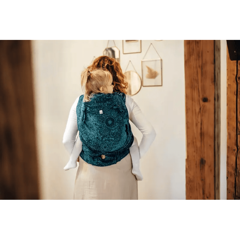 Wild Wine Ivy Preschool LennyHybrid by Lennylamb - Half Buckle CarrierLittle Zen One5907557782425