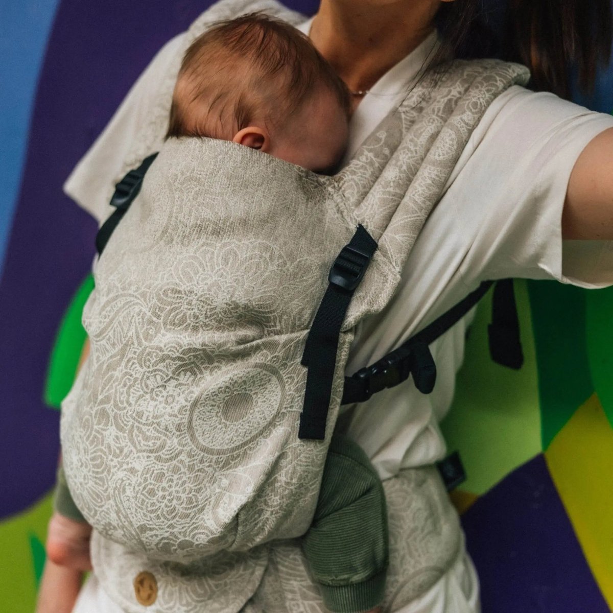 Wild Wine Path LennyLight Baby Carrier by LennyLamb - Buckle CarrierLittle Zen One5907557785112