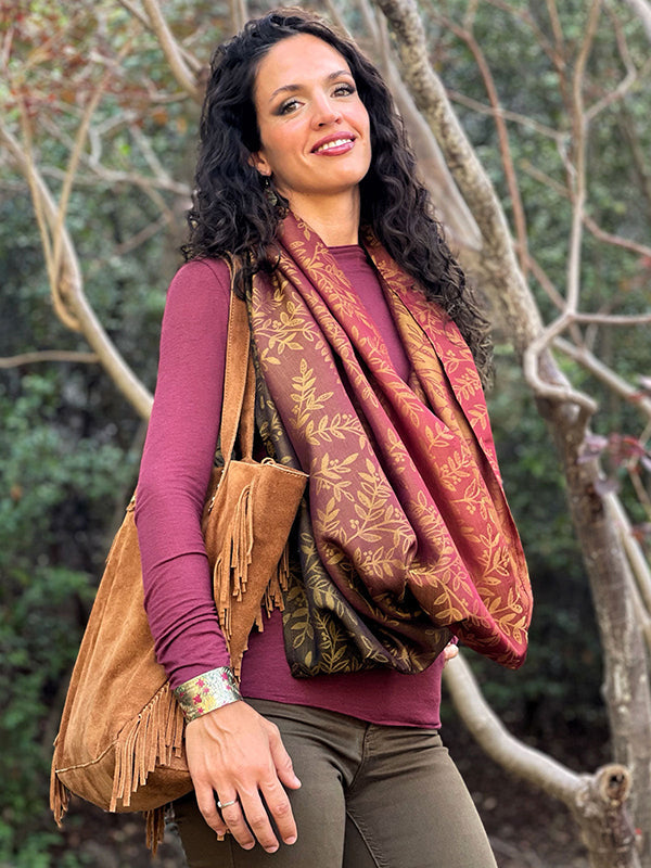Willow Astralis Infinity Loop Scarf by Oscha Oscha at Little Zen One
