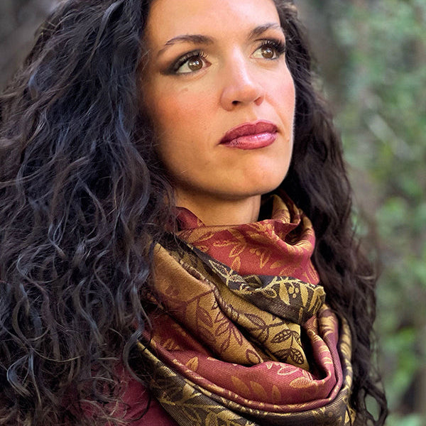 Willow Astralis Infinity Loop Scarf by Oscha Oscha at Little Zen One