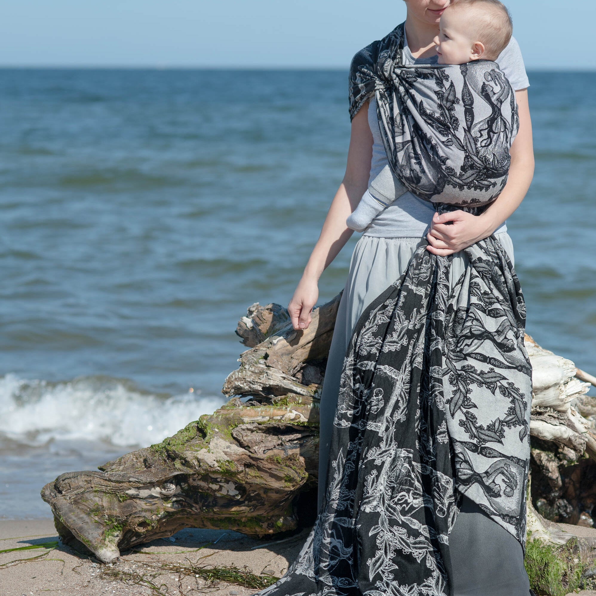 Time Woven Wrap by LennyLamb LennyLamb at Little Zen One