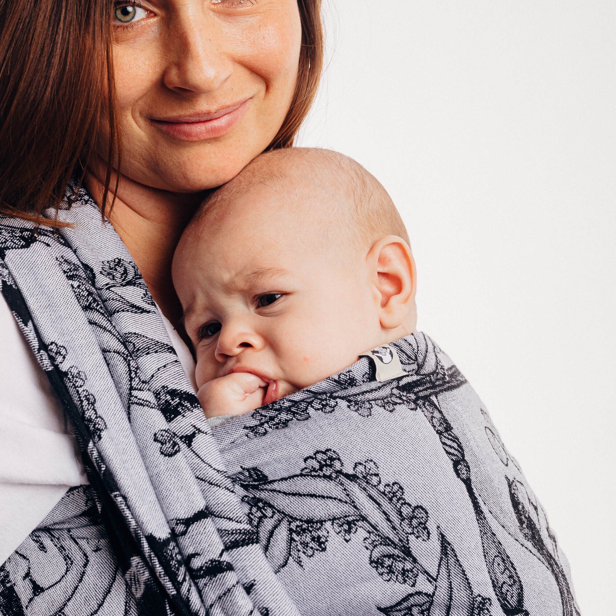 Time (with Skull) Woven Wrap by LennyLamb LennyLamb at Little Zen One