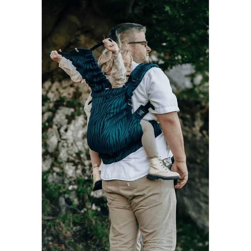 Zebra Savanna LennyPreschool Carrier by Lennylamb - Buckle CarrierLittle Zen One5907557787277