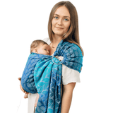 Tangled Blue Reed Ring Sling by LennyLamb