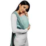 Herringbone Mint Woven Wrap by LennyLamb