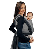 Herringbone Ombre Grey Woven Wrap by LennyLamb LennyLamb