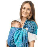 Tangled Blue Reed Ring Sling by LennyLamb