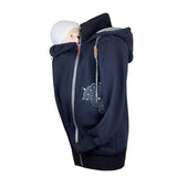 Angel Wings Babywearing Hoodie Black - Babywearing OuterwearLittle Zen One68643408