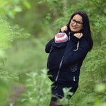 Angel Wings Babywearing Hoodie Black - Babywearing OuterwearLittle Zen One68643408