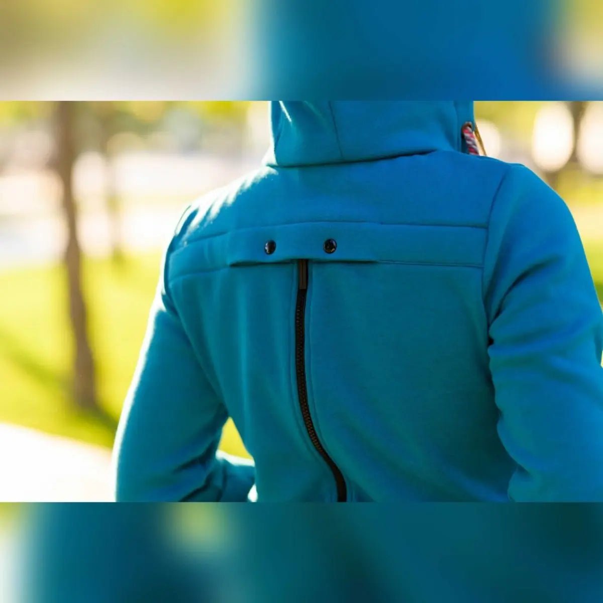 Angel Wings Babywearing Hoodie Blue Babywearing Outerwear