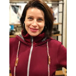 Angel Wings Babywearing Hoodie Bordeaux Babywearing Outerwear