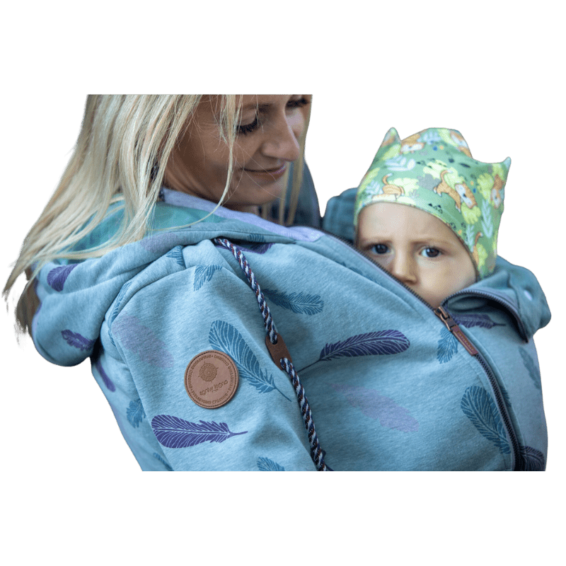 Mint hoodie top toddler