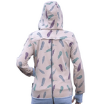 Angel Wings Babywearing Hoodie Feathers Old Pink Babywearing Outerwear
