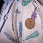 Angel Wings Babywearing Hoodie Feathers Old Pink - Babywearing OuterwearLittle Zen One83867216