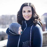 Angel Wings Babywearing Hoodie Navy Blue Babywearing Outerwear