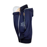 Angel Wings Babywearing Hoodie Navy Blue - Babywearing OuterwearLittle Zen One00919888