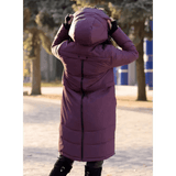 Angel Wings Babywearing Long Coat Burgundy Babywearing Outerwear