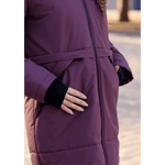 Angel Wings Babywearing Long Coat Burgundy Babywearing Outerwear