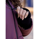 Angel Wings Babywearing Long Coat Burgundy Babywearing Outerwear