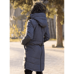 Angel Wings Babywearing Long Coat Grey Babywearing Outerwear