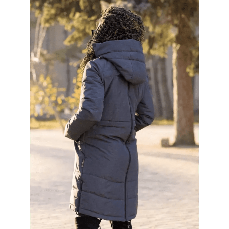 Angel Wings Babywearing Long Coat Grey Babywearing Outerwear
