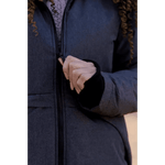 Angel Wings Babywearing Long Coat Grey Babywearing Outerwear