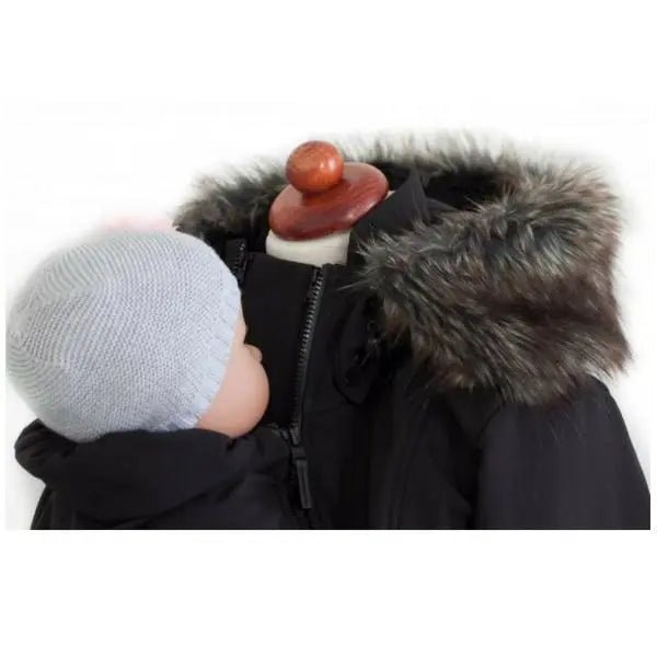 Angel Wings Babywearing Softshell Coat Black Babywearing Outerwear