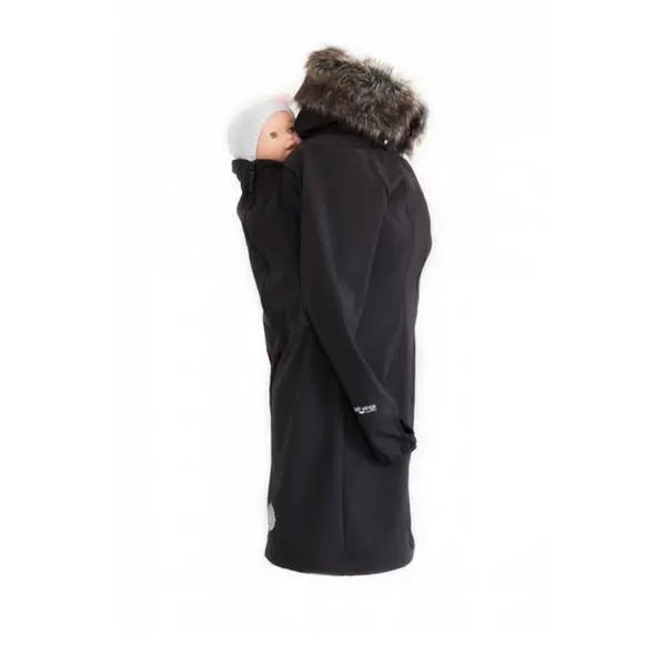 Angel Wings Babywearing Softshell Coat Black Babywearing Outerwear