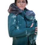 Angel Wings Babywearing Softshell Coat Green Babywearing Outerwear