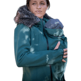 Angel Wings Babywearing Softshell Coat Green Babywearing Outerwear