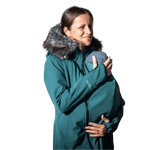 Angel Wings Babywearing Softshell Coat Green Babywearing Outerwear