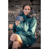 Angel Wings Babywearing Softshell Coat Green Babywearing Outerwear