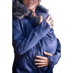 Angel Wings Babywearing Softshell Coat Navy Blue-Babywearing Outerwear-Angel Wings-canada and usa-Little Zen One-3