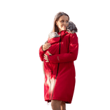 Angel Wings Babywearing Softshell Coat Red Babywearing Outerwear