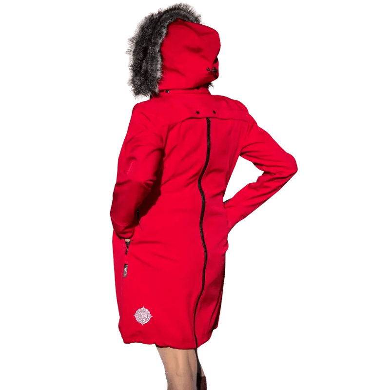 Angel Wings Babywearing Softshell Coat Red Babywearing Outerwear