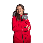 Angel Wings Babywearing Softshell Coat Red Babywearing Outerwear