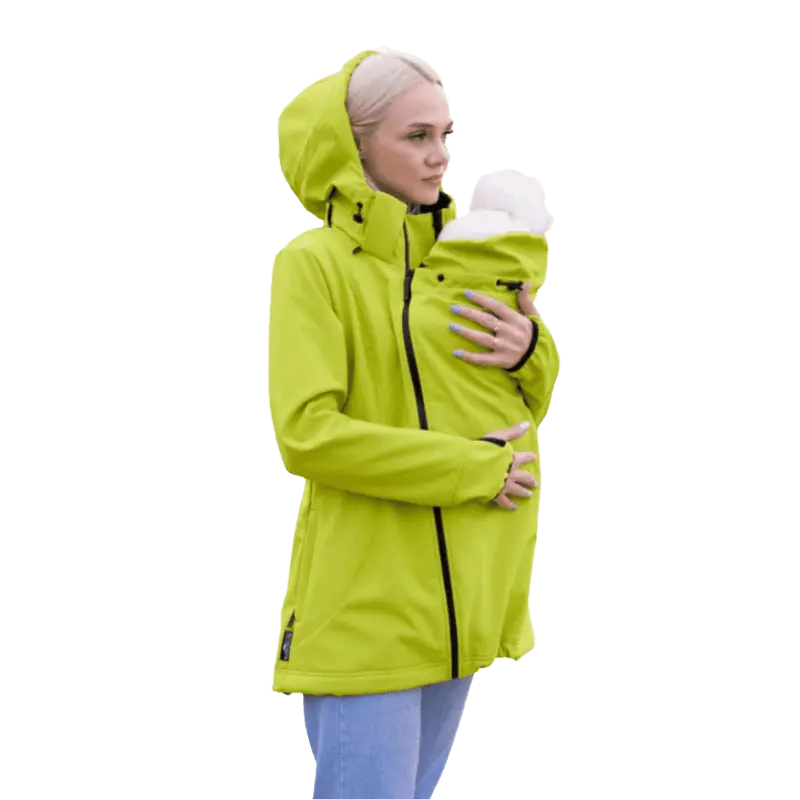 Bright green cheap waterproof jacket