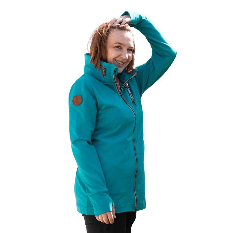 Angel Wings Babywearing Sweatshirt Teal Little Zen One