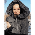 Angel Wings Babywearing Winter Coat Grey Babywearing Outerwear